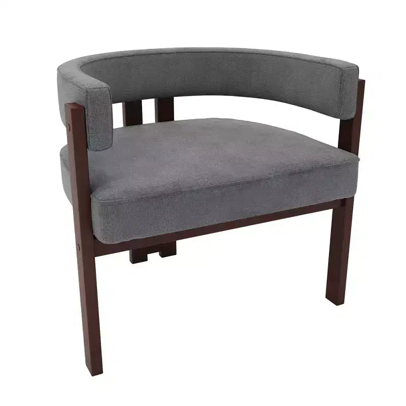 Sedia da pranzo imbottita nera/smeraldo/grigia/arancione con base aperta a 3 gambe, set da 2