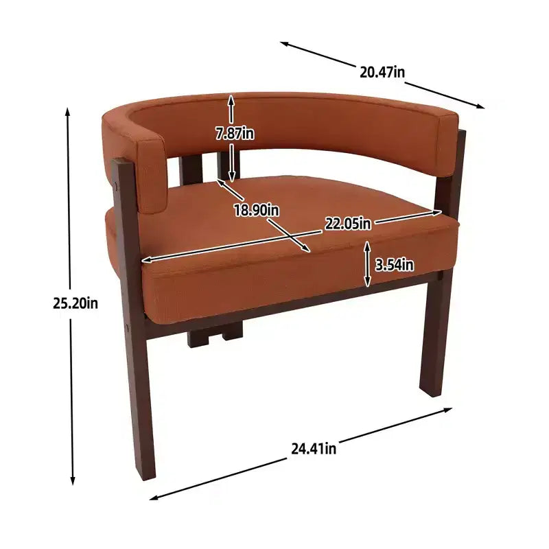 Sedia da pranzo imbottita nera/smeraldo/grigia/arancione con base aperta a 3 gambe, set da 2