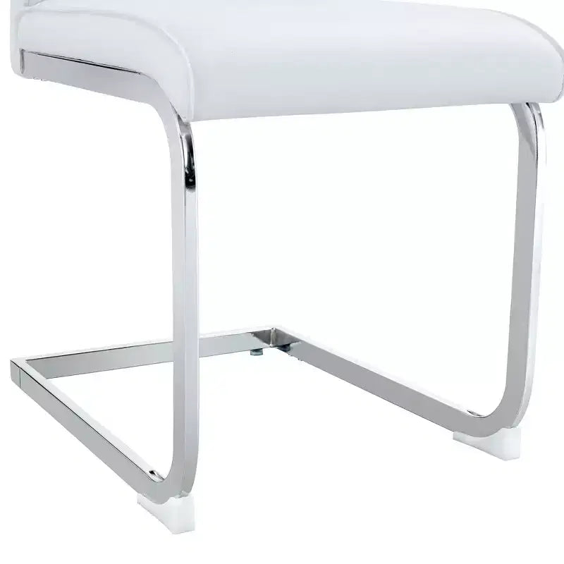 Sedie da pranzo Arch in similpelle – Nero / Grigio scuro / Grigio chiaro / Bianco – Set da 2 / 4 / 6 / 8