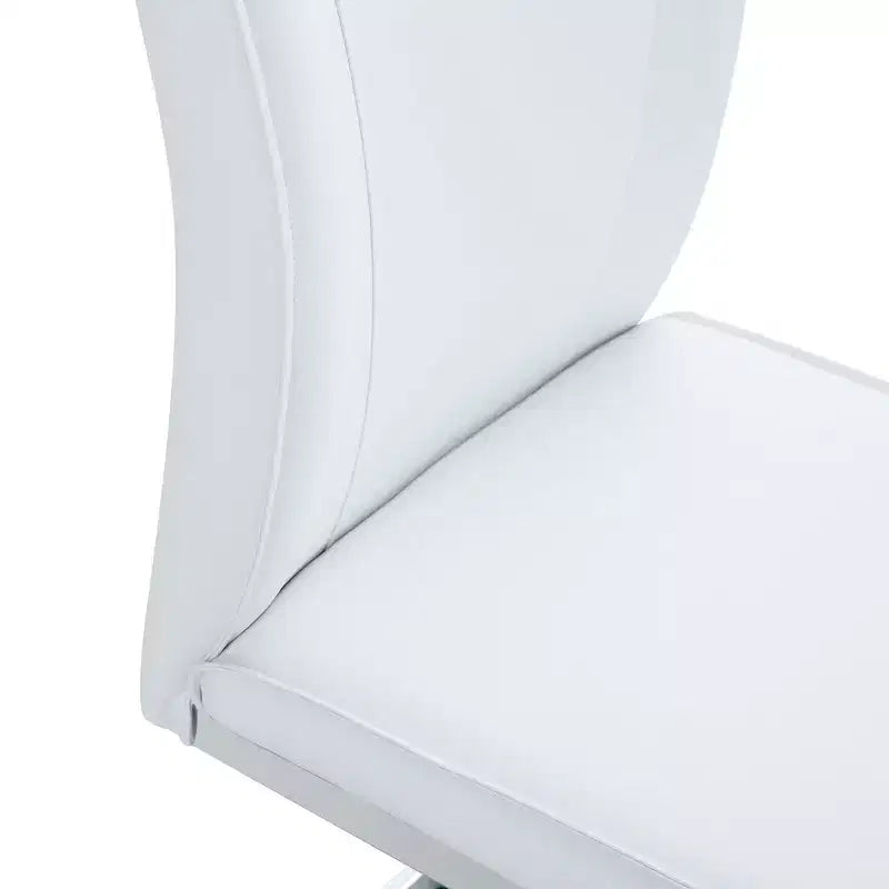 Sedie da pranzo Arch in similpelle – Nero / Grigio scuro / Grigio chiaro / Bianco – Set da 2 / 4 / 6 / 8