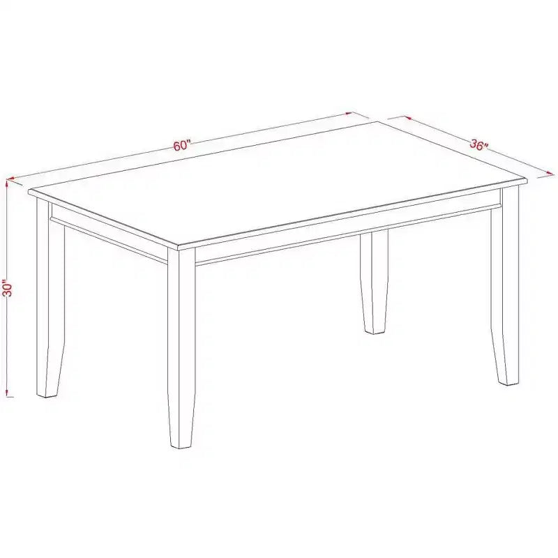 Set da pranzo rettangolare nero, 6 posti, 7 pezzi