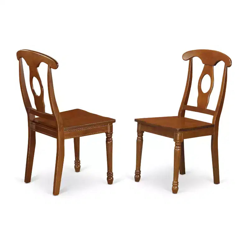 Set tavolo da pranzo allungabile ovale marrone sella, 6 posti (legno, 7 pezzi)