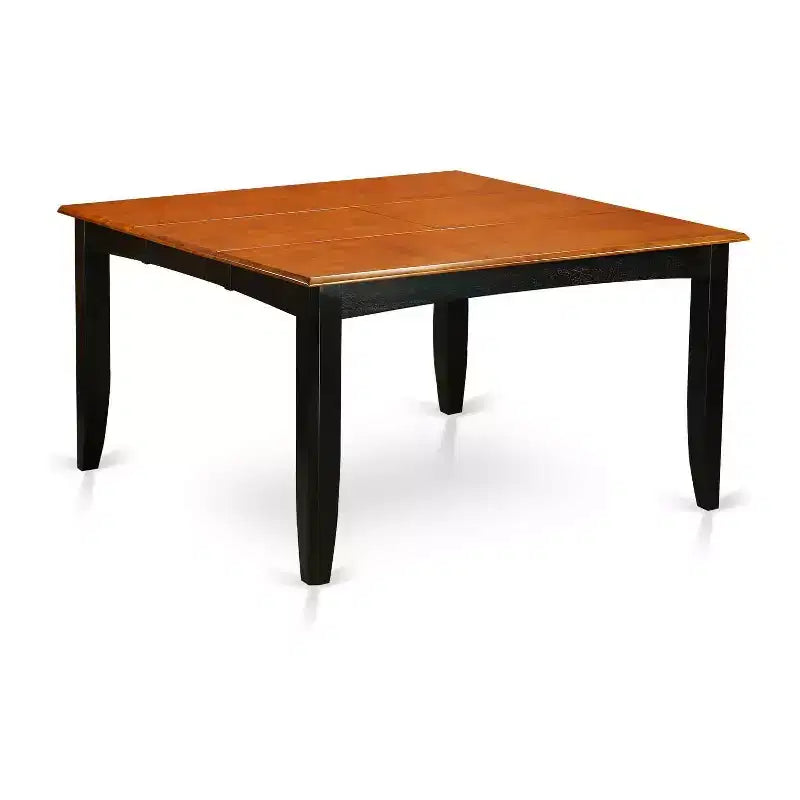 Set da pranzo quadrato Black & Cherry di 9 pezzi, 8 posti a sedere
