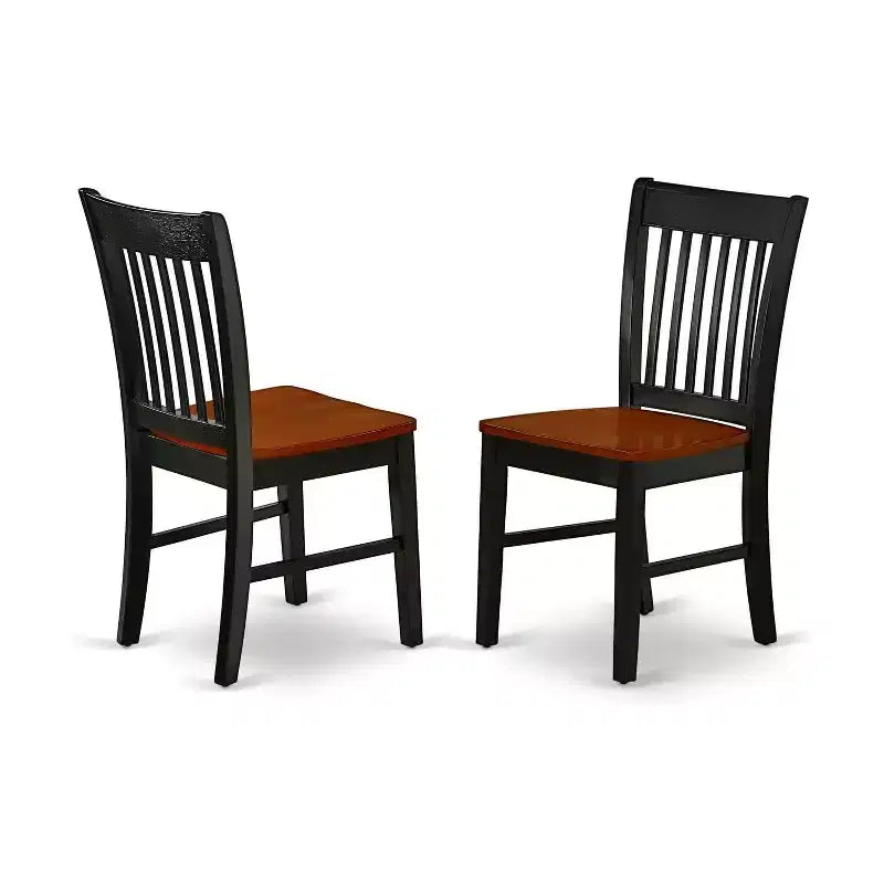 Set da pranzo quadrato Black & Cherry di 9 pezzi, 8 posti a sedere