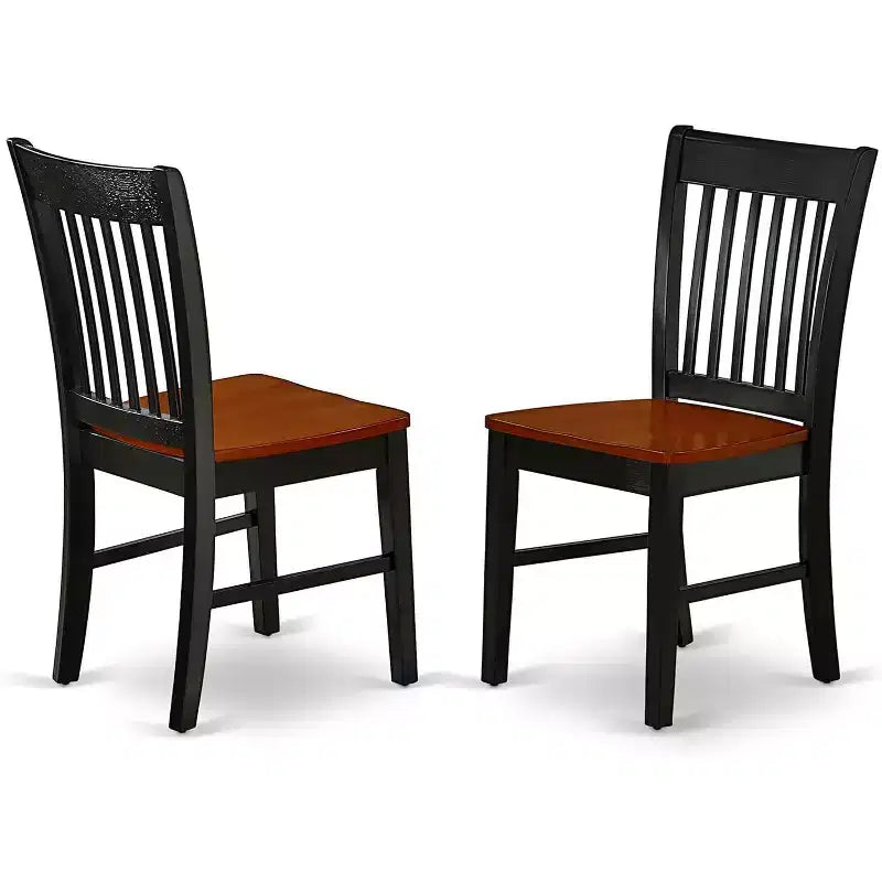 Set da pranzo quadrato Black & Cherry di 9 pezzi, 8 posti a sedere