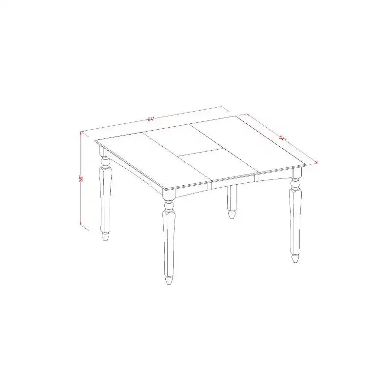 Set da pranzo quadrato alto 9 pezzi con 8 posti a sedere