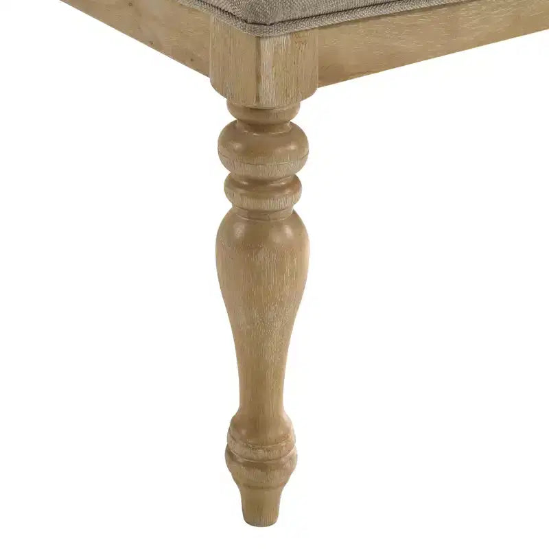 Sedie da pranzo con schienale a croce in rovere chiaro e beige, set da 2