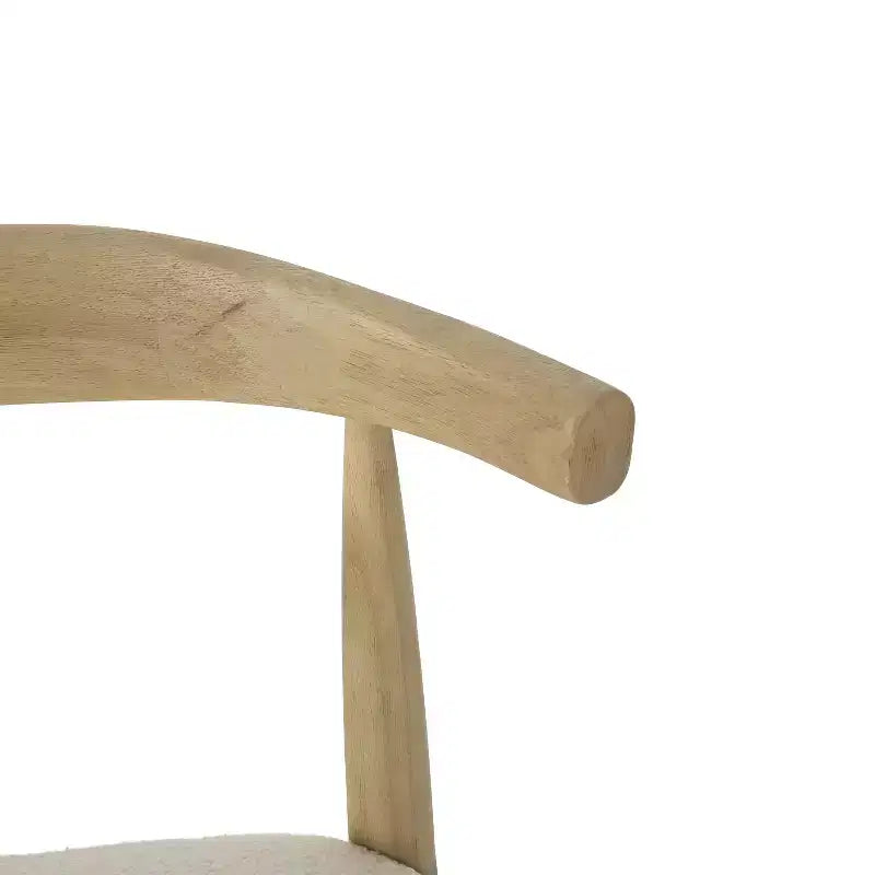 Set da pranzo rotondo allungabile da 5 pezzi color beige/avorio, frassino chiaro, 4 posti a sedere