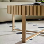 Tavolino rotondo beige, base incrociata, 80 cm, monouso