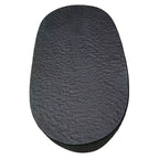 Tavolino da caffè in alluminio martellato nero, forma irregolare, 36"L × 18"P × 16"H