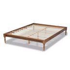 Struttura letto a piattaforma in legno di frassino e noce – Matrimoniale francese / Matrimoniale / King
